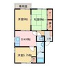 ヴィラ新須賀 3DKの間取り