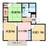 ヴィラ新須賀 3DKの間取り