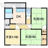 沢津町2丁目1-27貸家 3DKの間取り