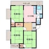 まつきマンション 3DKの間取り