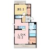 アネックスＫ 1LDKの間取り