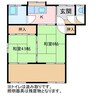 坂井町3丁目7-8貸家 2Kの間取り
