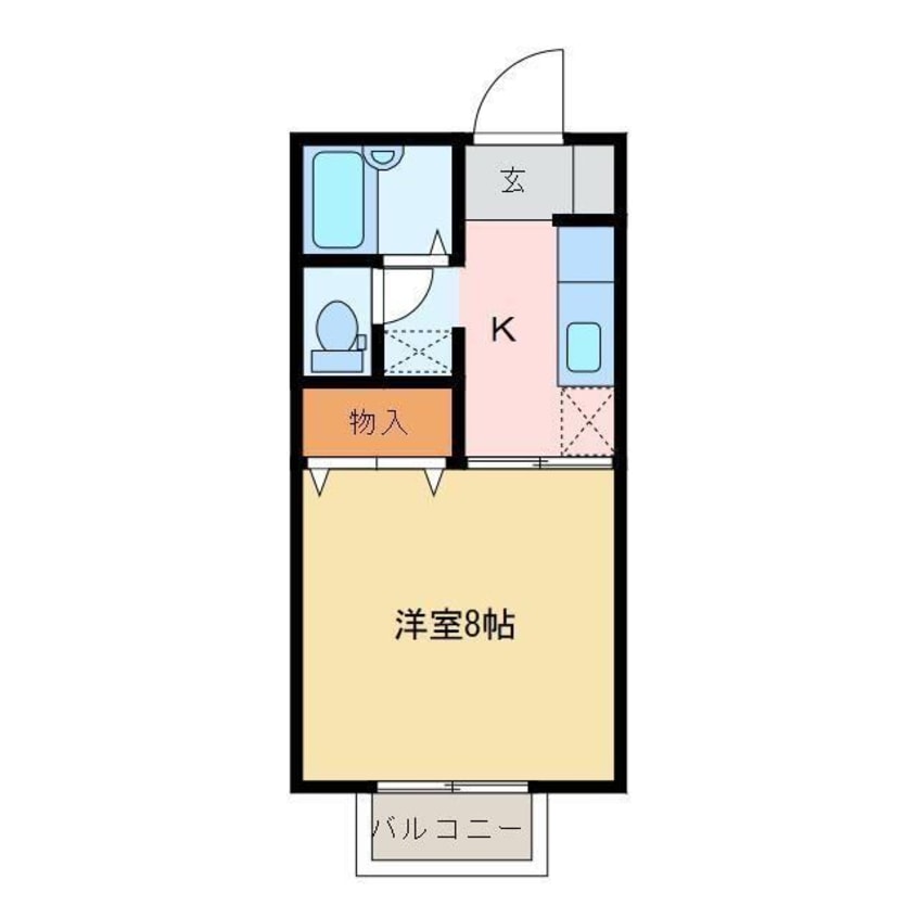 間取図 アベニューハタダIII