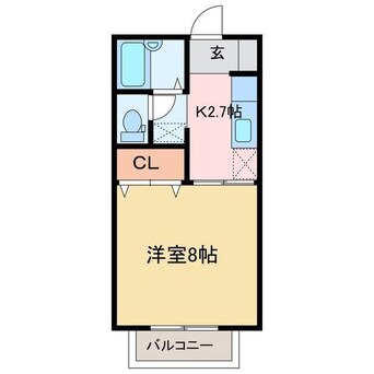間取図 アベニューハタダIII