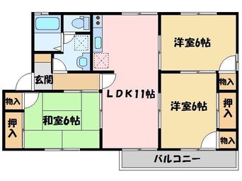 間取図 ヴィラアスカ30　E棟