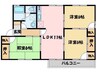 ヴィラアスカ30　E棟 3LDKの間取り