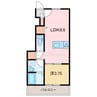 Luna Bianca Takagi A棟 1LDKの間取り