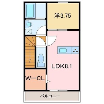 間取図 Luna Bianca Takagi B棟