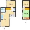 磯浦町3番貸家A 3LDKの間取り