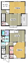 セジュール 3DK+Sの間取り