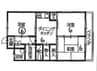 レジデンス三吉 3DKの間取り