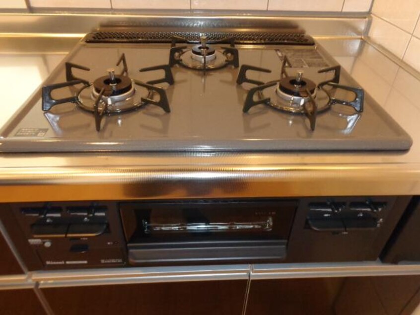 ３口ガスコンロ ウィスタリア