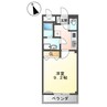 シャルマンハウス 1Kの間取り
