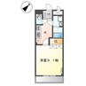 アマーレゆかり 1Kの間取り