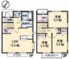 クラヴィエ　B棟 3LDKの間取り