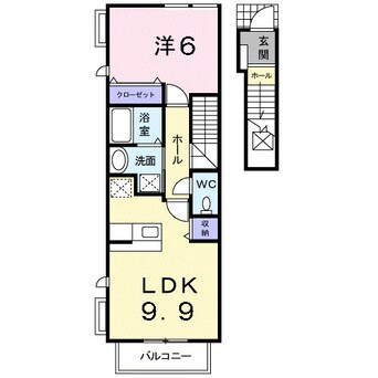 間取図 クレメント　Ｂ