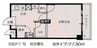 パラツイーナ光南 1DKの間取り