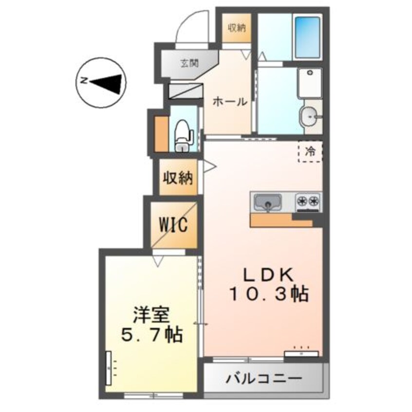 間取図 グリーンコート