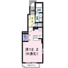 フラワーノートＢ 1Rの間取り