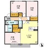 グリーンレジデンスB 3LDKの間取り