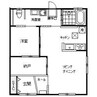 エルメゾン沖野上 1LDK+Sの間取り