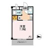 コーポひかり 1Kの間取り