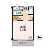 コーポひかり 1Kの間取り