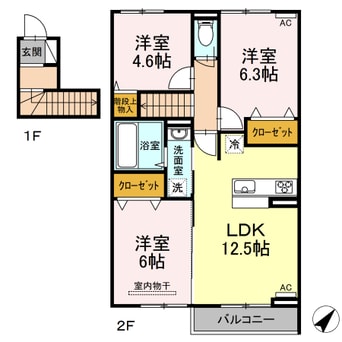 間取図 メルベージュ