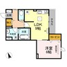 カーサ　アリーヴォⅠ 1LDKの間取り