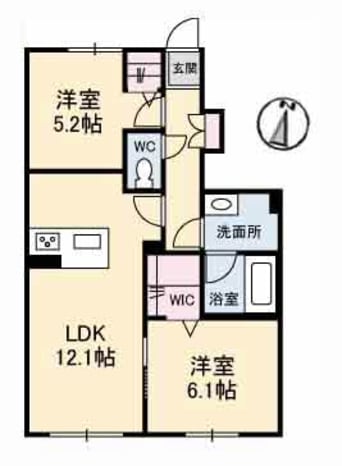 間取図 シャーメゾンファンスタ