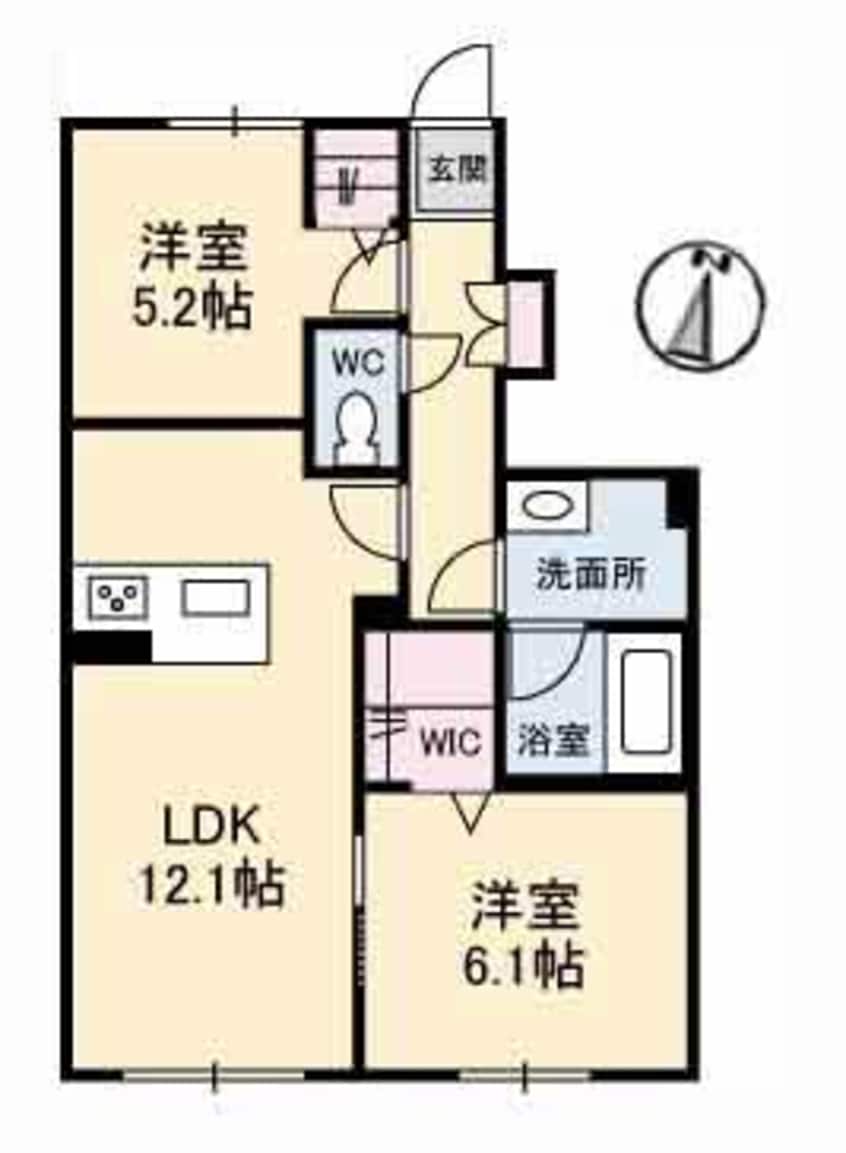 間取図 シャーメゾンファンスタ