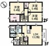 シャーメゾン タカラ 3LDKの間取り
