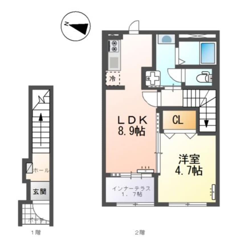 間取図 サクラローレル