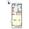 プレステージ曙 1Kの間取り