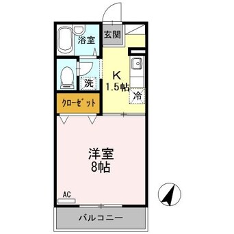間取図 コーポラスグリーンA