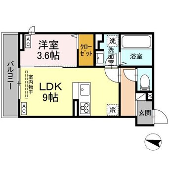 間取図 グリシーナヴァッレ