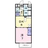 カーサ　セレーノ 1DKの間取り