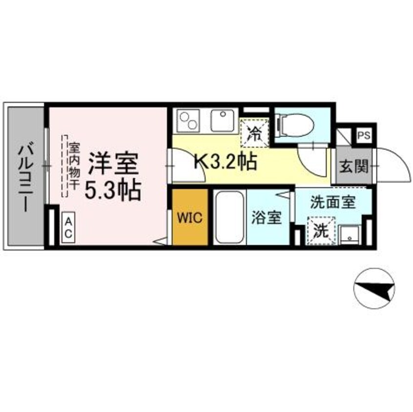 間取図 グリシーナヴァッレ