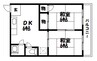 高橋マンション 2DKの間取り