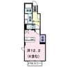 ヴァルムベルクＢ 1Rの間取り