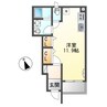 アスペルジュ 1Rの間取り