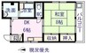 トロンコⅠ 1DKの間取り