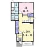 マナ　マルベリーＡ 1LDKの間取り