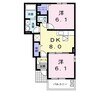 メゾン・チトセＡ 2DKの間取り