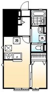 シャルール 1LDKの間取り