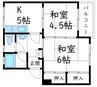 コンフォート瀬戸 2Kの間取り