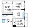 コンフォート瀬戸 3DKの間取り