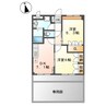 グリーンヒルズ曙 2DKの間取り
