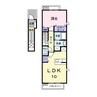 リベラシオン　Ⅱ 1LDKの間取り