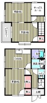 聖和ハイツ 3DK+Sの間取り